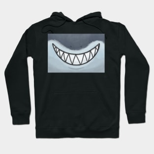 Great White Shark Smile Mask! Hoodie